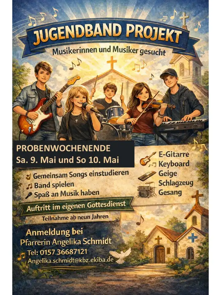 Einladung Jugendband