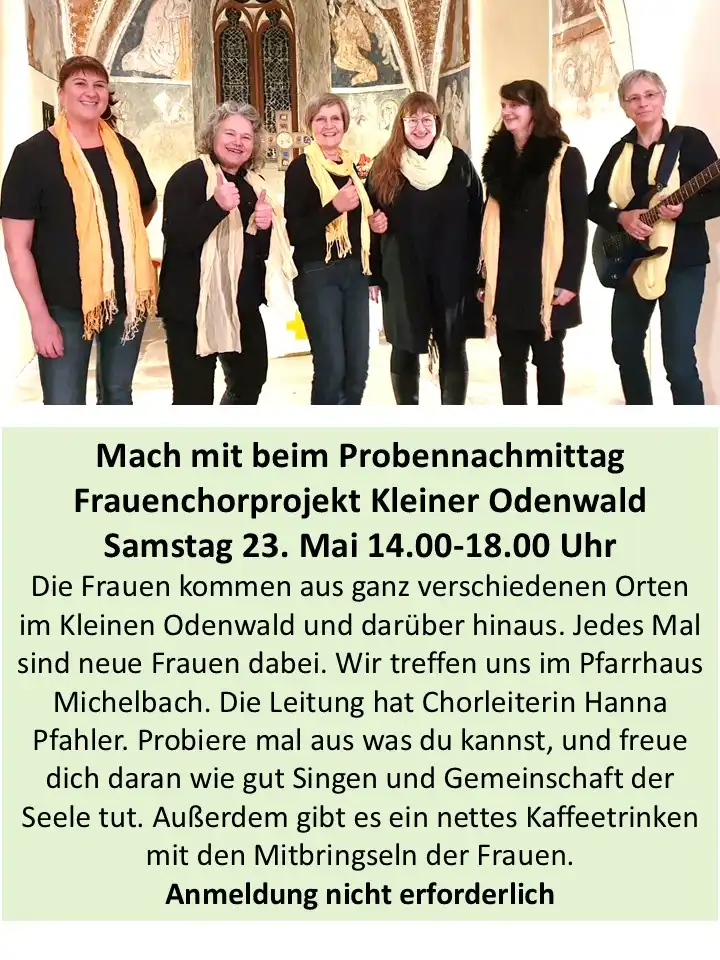 Frauengospelnachmittag Mai 26